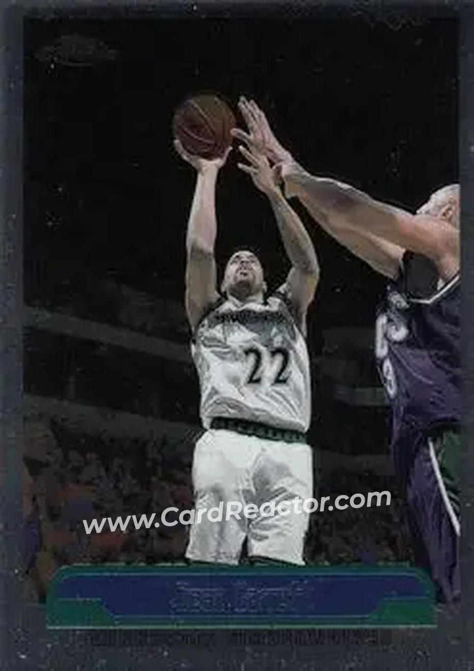 1999-00 Topps Chrome #10 - Dean Garrett - Minnesota Timberwolves - Front 1999-00 Topps Chrome #10 - Dean Garrett - Minnesota Timberwolves - Front