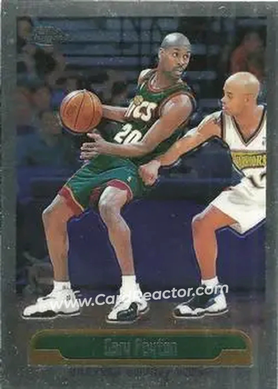 1999-00 Topps Chrome #20 - Gary Payton - Seattle SuperSonics - Front 1999-00 Topps Chrome #20 - Gary Payton - Seattle SuperSonics - Front