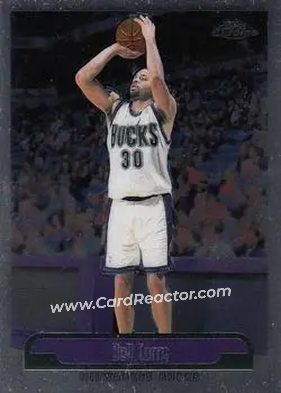 1999-00 Topps Chrome #30 - Dell Curry - Milwaukee Bucks - Front