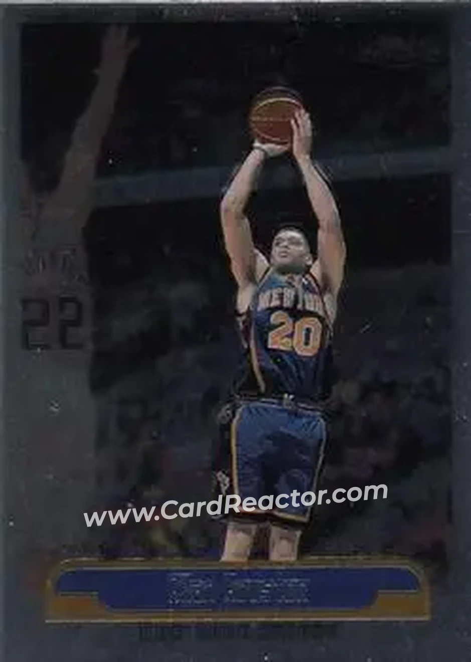 1999-00 Topps Chrome #37 - Allan Houston - New York Knicks - Front