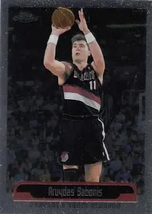 1999-00 Topps Chrome #38 - Arvydas Sabonis - Portland Trail Blazers