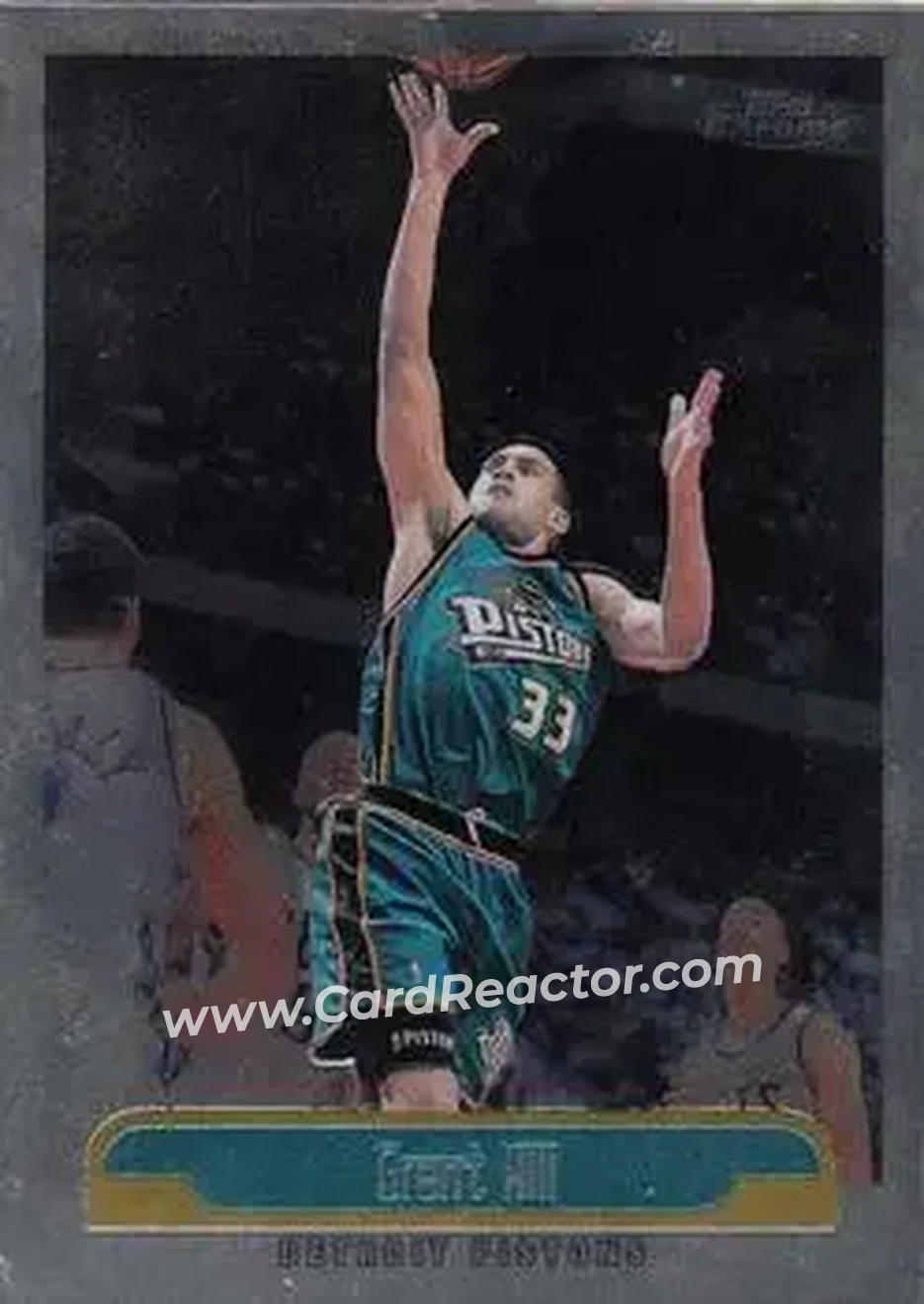 1999-00 Topps Chrome #42 - Grant Hill - Detroit Pistons - Front