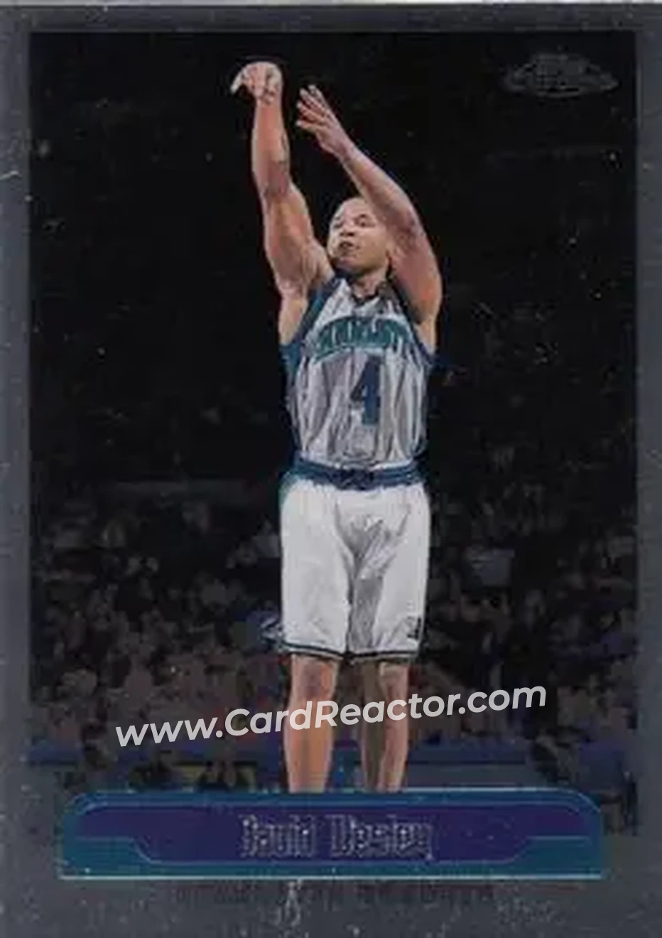 1999-00 Topps Chrome #45 - David Wesley - Charlotte Hornets - Front