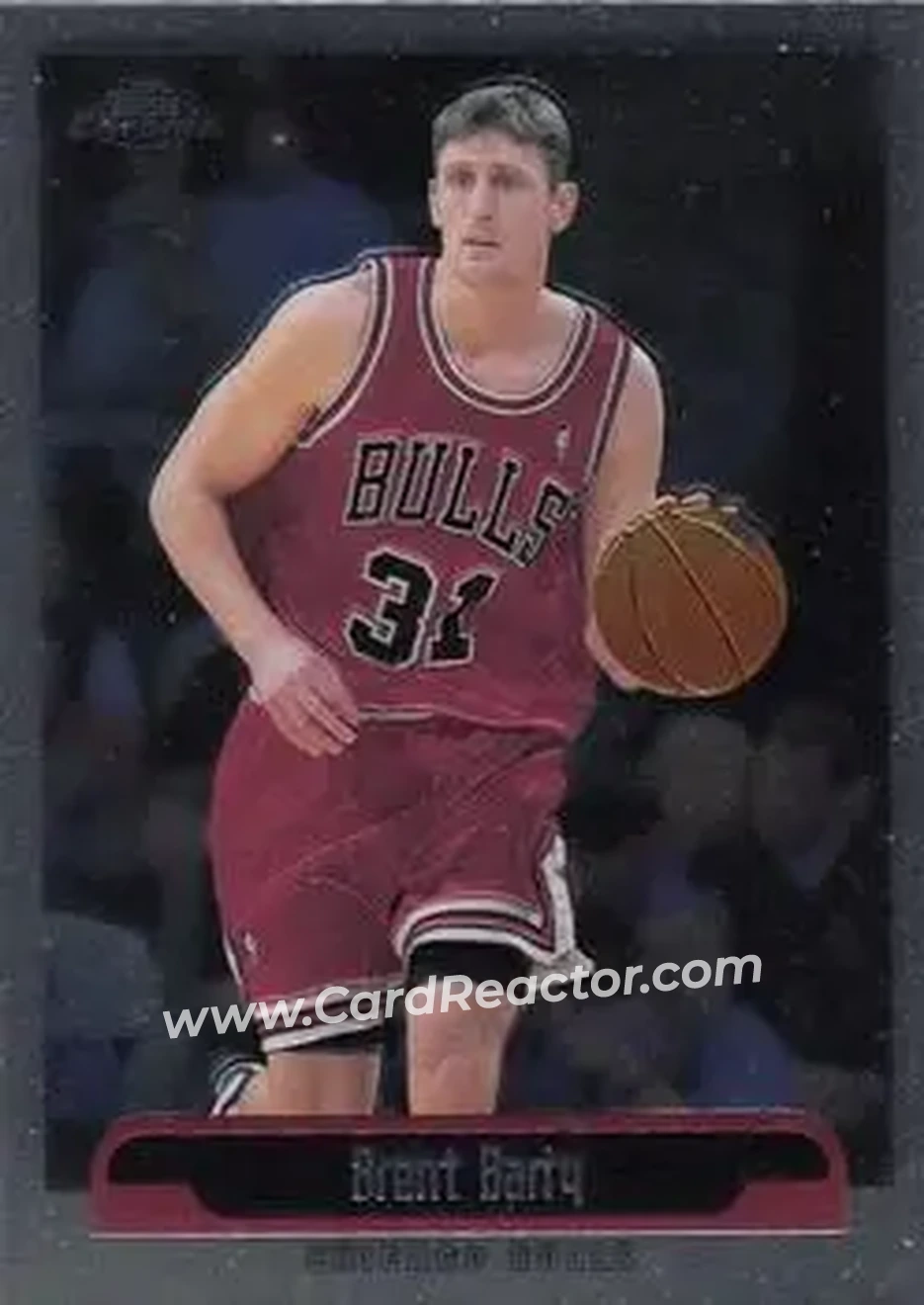 1999-00 Topps Chrome #50 - Brent Barry - Chicago Bulls - Front
