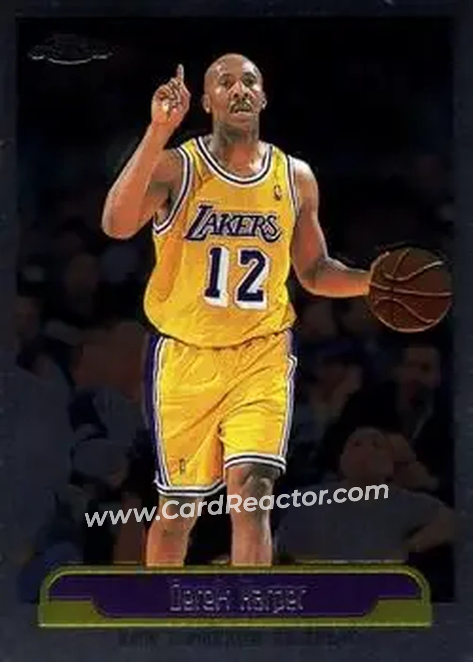 1999-00 Topps Chrome #51 - Derek Harper - Los Angeles Lakers - Front