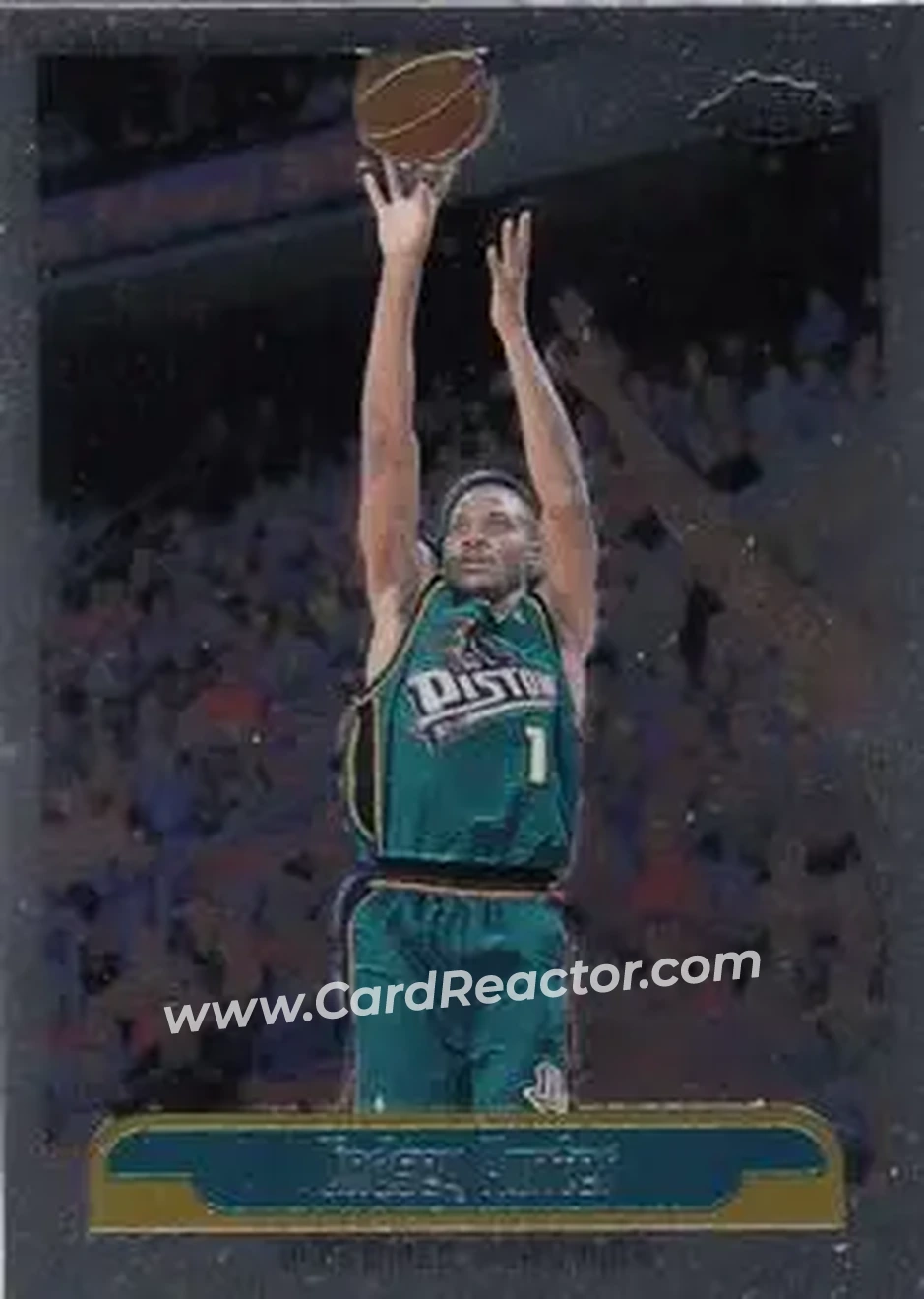1999-00 Topps Chrome #65 - Lindsey Hunter - Detroit Pistons - Front
