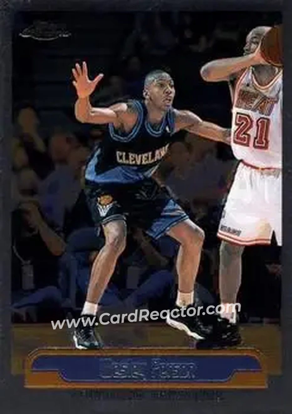 1999-00 Topps Chrome #68 - Wesley Person - Cleveland Cavaliers - Front 1999-00 Topps Chrome #68 - Wesley Person - Cleveland Cavaliers - Front