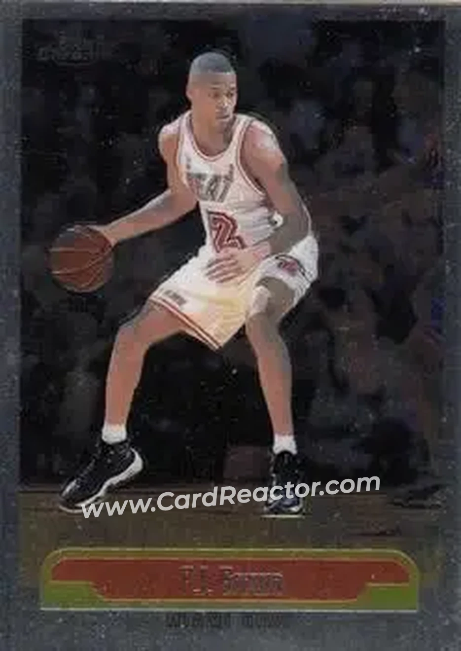 1999-00 Topps Chrome #72 - P.J. Brown - Miami Heat - Front