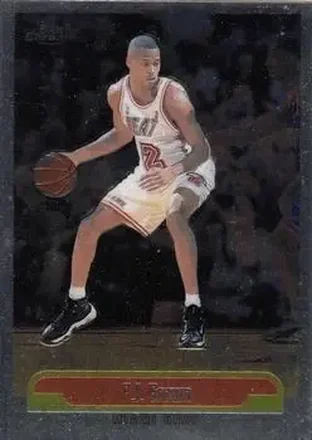1999-00 Topps Chrome #72 - P.J. Brown - Miami Heat 1999-00 Topps Chrome #72 - P.J. Brown - Miami Heat