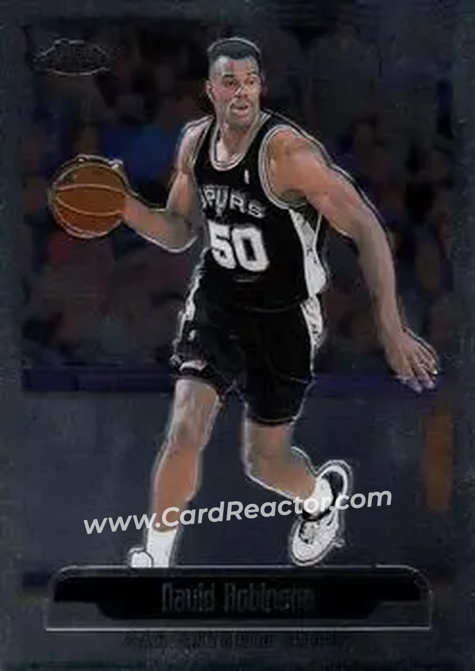 1999-00 Topps Chrome #73 - David Robinson - San Antonio Spurs - Front 1999-00 Topps Chrome #73 - David Robinson - San Antonio Spurs - Front
