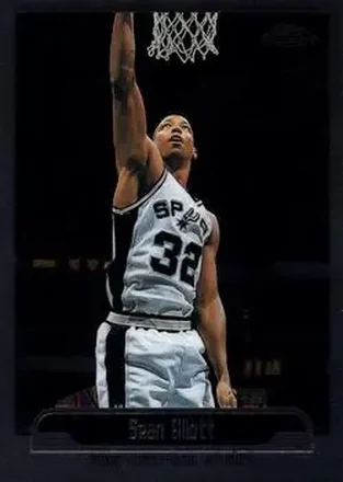 1999-00 Topps Chrome #74 - Sean Elliott - San Antonio Spurs 1999-00 Topps Chrome #74 - Sean Elliott - San Antonio Spurs