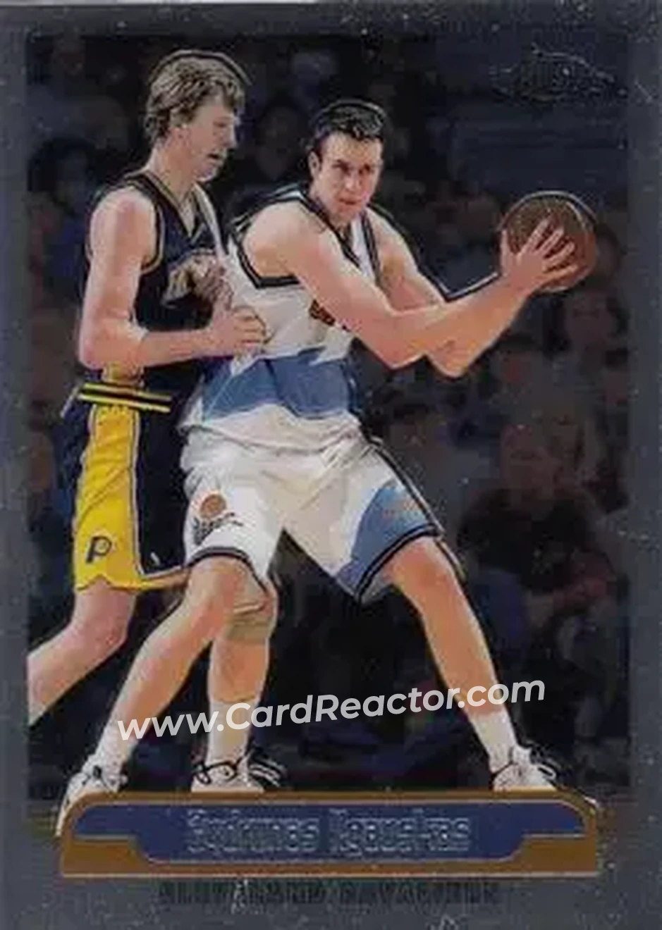 1999-00 Topps Chrome #75 - Zydrunas Ilgauskas - Cleveland Cavaliers - Front 1999-00 Topps Chrome #75 - Zydrunas Ilgauskas - Cleveland Cavaliers - Front