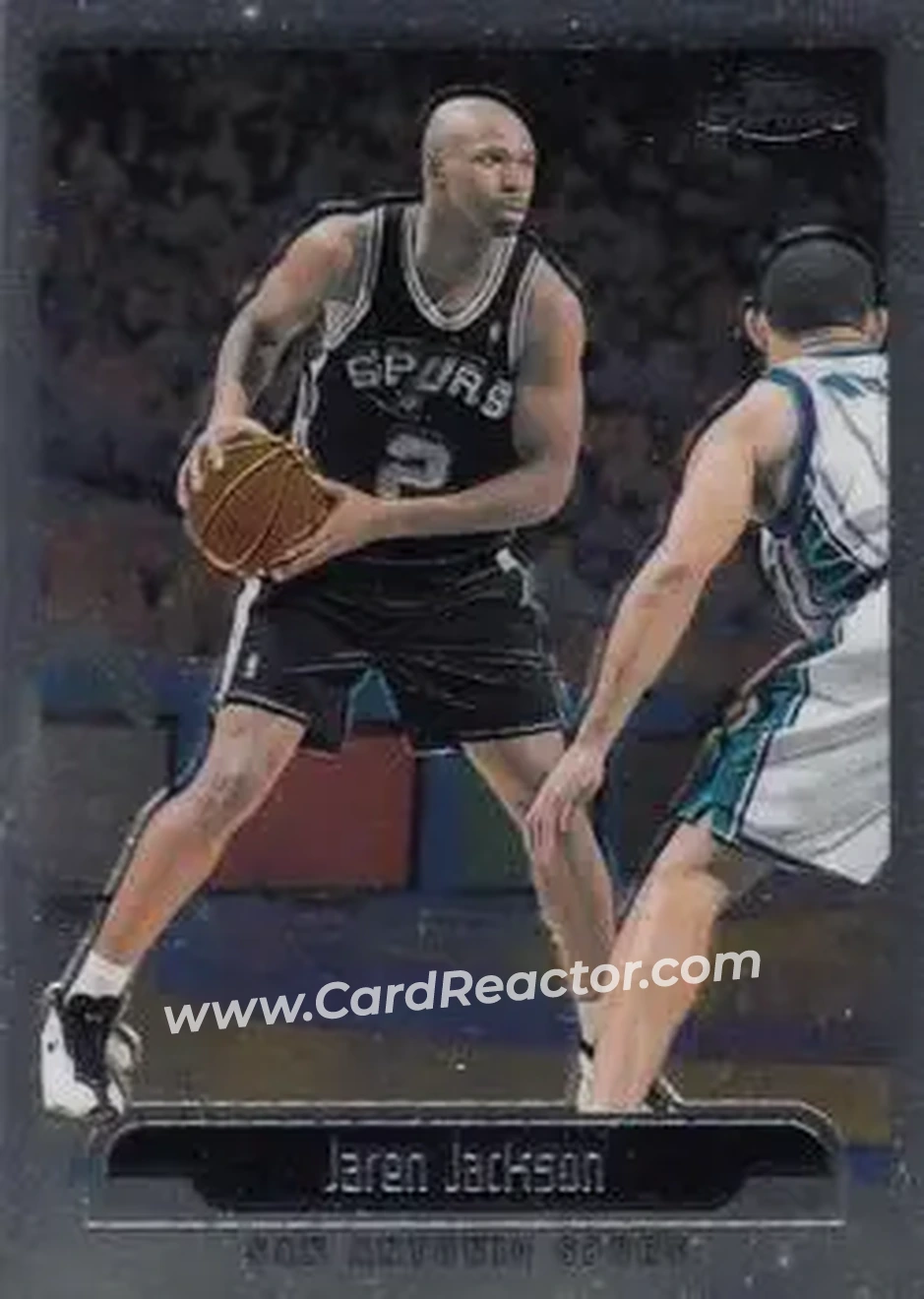 1999-00 Topps Chrome #79 - Jaren Jackson - San Antonio Spurs - Front 1999-00 Topps Chrome #79 - Jaren Jackson - San Antonio Spurs - Front