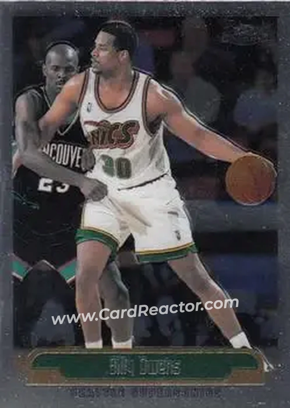 1999-00 Topps Chrome #87 - Billy Owens - Seattle SuperSonics - Front