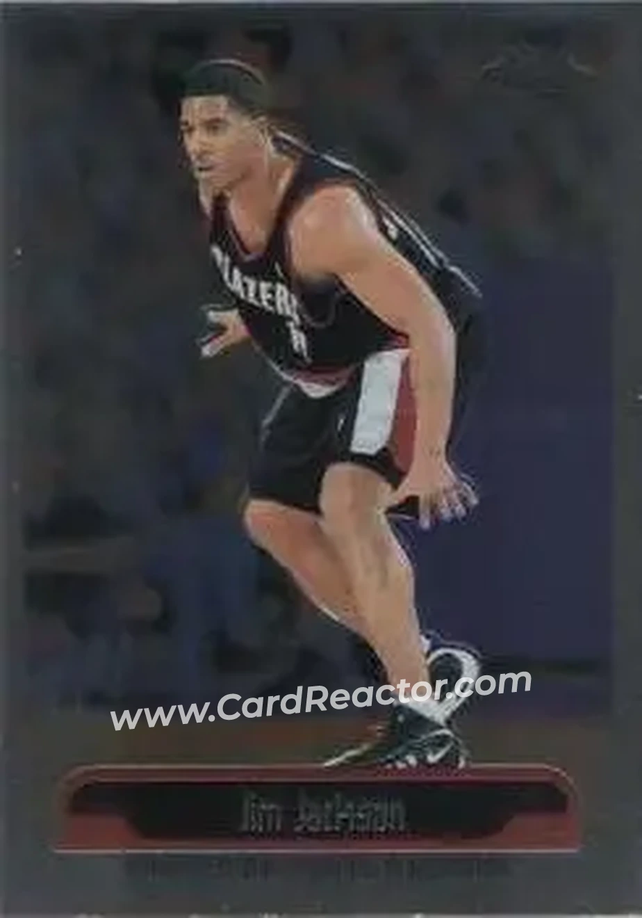 1999-00 Topps Chrome #95 - Jim Jackson - Portland Trail Blazers - Front 1999-00 Topps Chrome #95 - Jim Jackson - Portland Trail Blazers - Front