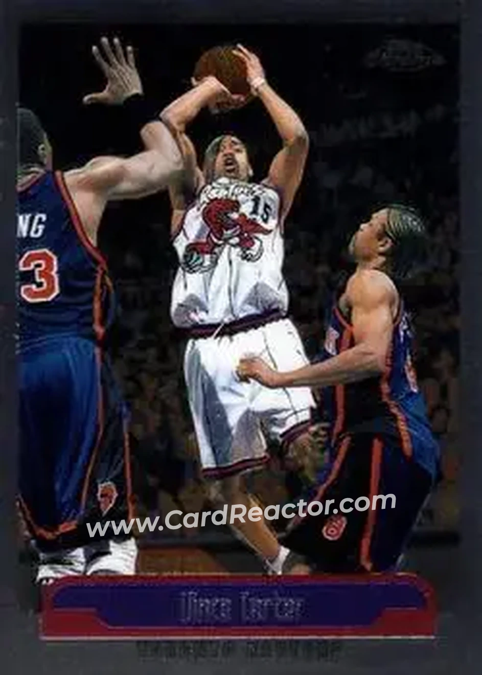 1999-00 Topps Chrome #98 - Vince Carter - Toronto Raptors - Front