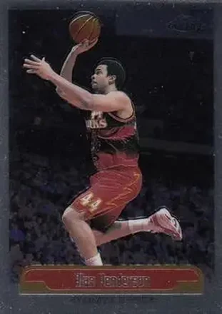 1999-00 Topps Chrome #100 - Alan Henderson - Atlanta Hawks 1999-00 Topps Chrome #100 - Alan Henderson - Atlanta Hawks