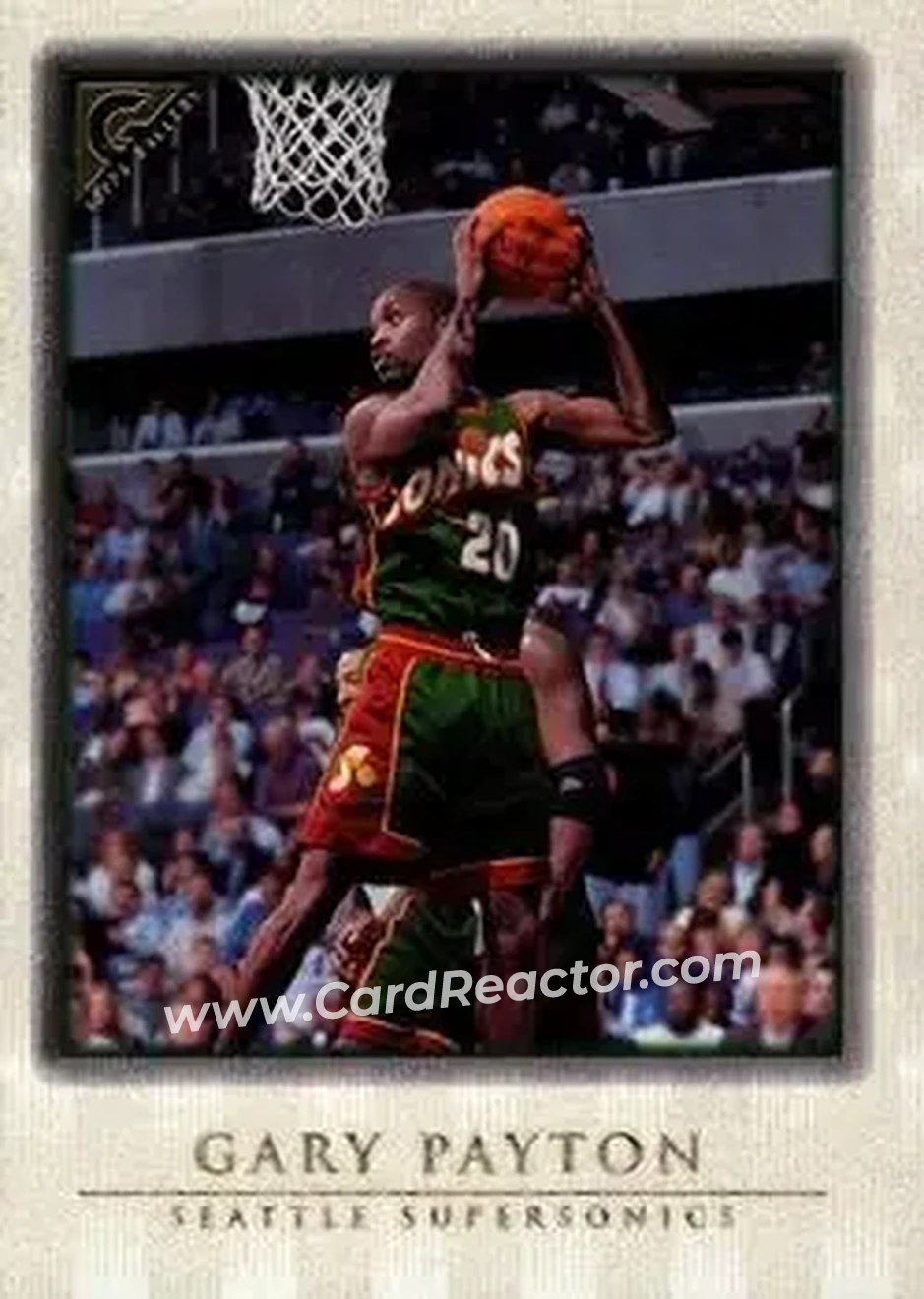 Front of Gary Payton