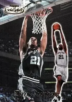 1999-00 Topps Gold Label #1 Tim Duncan