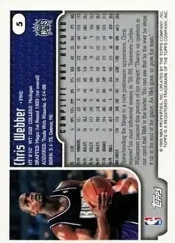 Back of Chris Webber