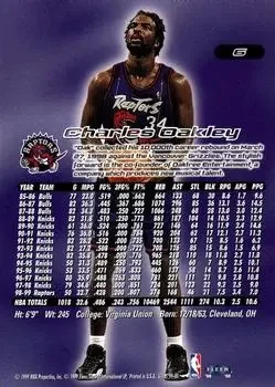 Back of Charles Oakley