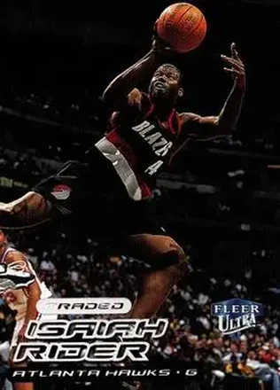 1999-00 Ultra #23 - Isaiah Rider - Atlanta Hawks