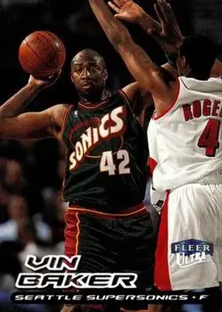 1999-00 Ultra #43 - Vin Baker - Seattle SuperSonics