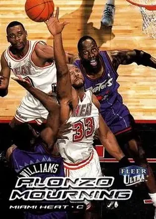 1999-00 Ultra #44 - Alonzo Mourning - Miami Heat