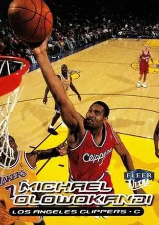 1999-00 Ultra #58 - Michael Olowokandi - Los Angeles Clippers 1999-00 Ultra #58 - Michael Olowokandi - Los Angeles Clippers