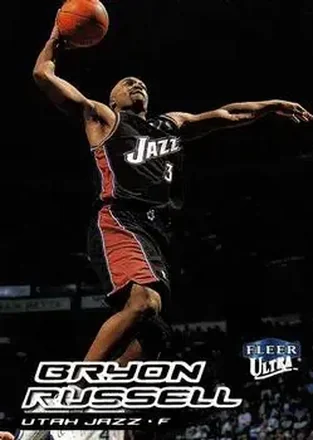 1999-00 Ultra #75 - Bryon Russell - Utah Jazz