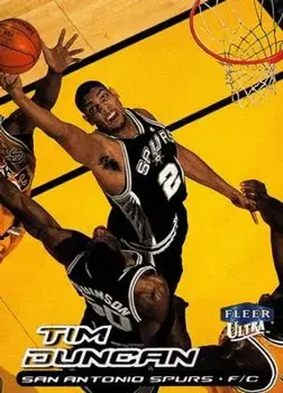 1999-00 Ultra #80 - Tim Duncan - San Antonio Spurs 1999-00 Ultra #80 - Tim Duncan - San Antonio Spurs