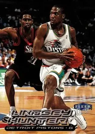 1999-00 Ultra #81 - Lindsey Hunter - Detroit Pistons