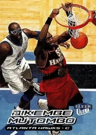 1999-00 Ultra #84 - Dikembe Mutombo - Atlanta Hawks