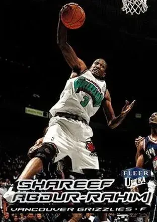 1999-00 Ultra #88 - Shareef Abdur-Rahim - Vancouver Grizzlies