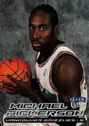 1999-00 Ultra #90 - Michael Dickerson - Vancouver Grizzlies