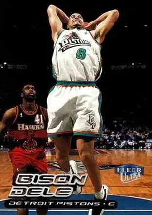 1999-00 Ultra #92 - Bison Dele - Detroit Pistons