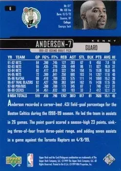 Back of Kenny Anderson