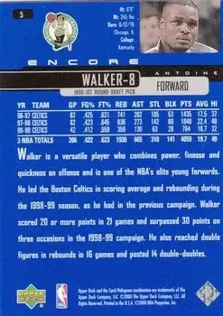 Back of Antoine Walker