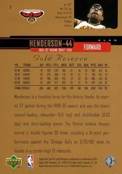 Back of Alan Henderson