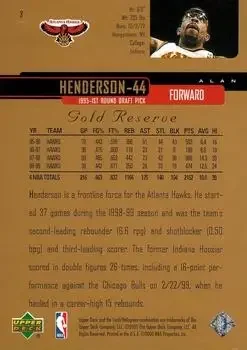 Back of Alan Henderson
