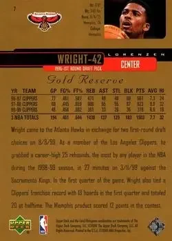 Back of Lorenzen Wright
