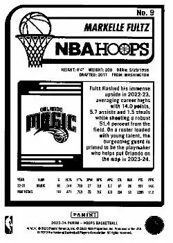 Back of Markelle Fultz