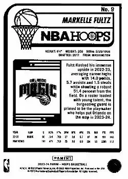 Back of Markelle Fultz
