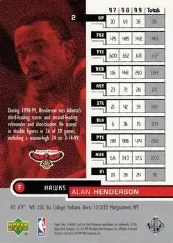Back of Alan Henderson