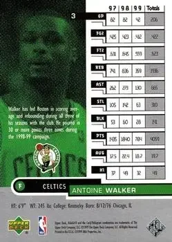 Back of Antoine Walker