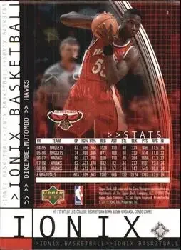 Back of Dikembe Mutombo