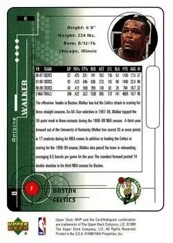 Back of Antoine Walker