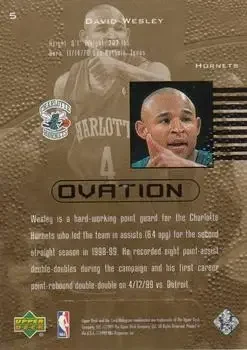 Back of David Wesley