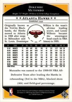Back of Dikembe Mutombo