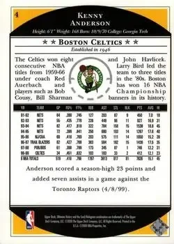 Back of Kenny Anderson